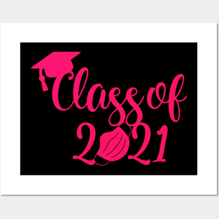 class of 2021 pink Posters and Art